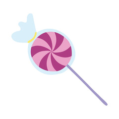 sweet lollipop hand draw style icon