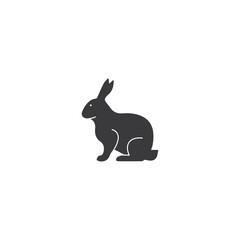 Rabbit vector icon illustration design