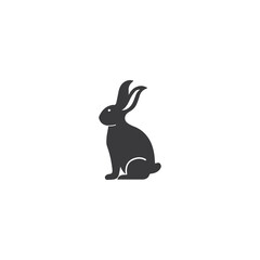 Rabbit vector icon illustration design