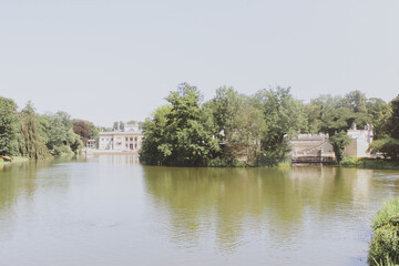 Fototapeta na wymiar the river in the park