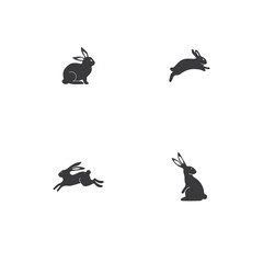 Obraz na płótnie Canvas Rabbit vector icon illustration design
