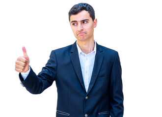 Arabic businessman supporting his employees