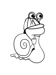 Schnecke lustig detektiv Sherlock 