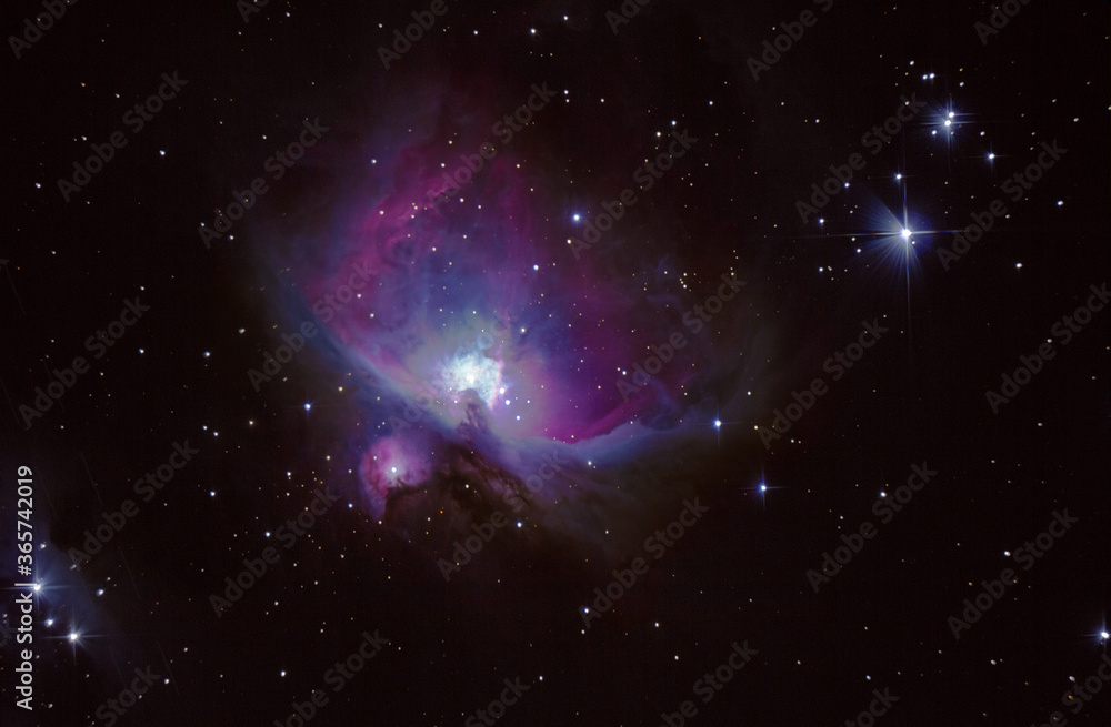 Canvas Prints the great nebula in the constellation of orion in outer space
