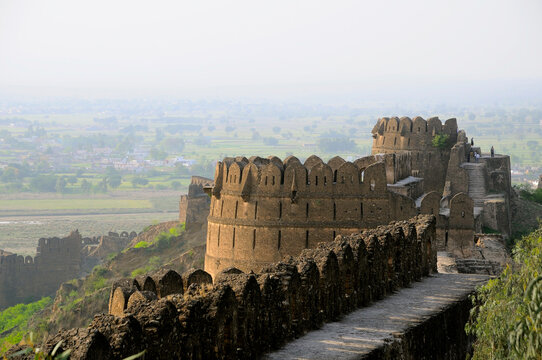 Rohtas Fort Rock wall 16th-century fortress located near the city of Jehlum in the Pakistani province of Punjab