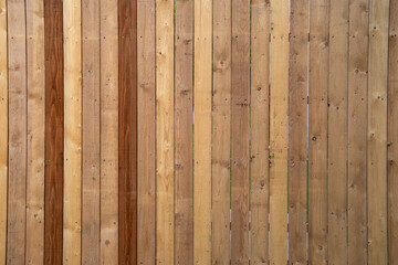 Beautiful beige-brown wooden background. Building sites visual protection