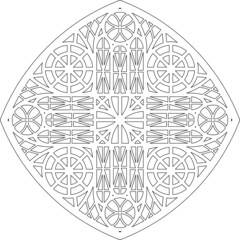 Rose Window, Fig. 17, square 2, triangular 2, framework