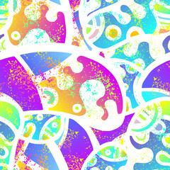 Fototapeta premium Hippy Print. 