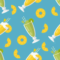 Pineapple Cocktail and Kiwi Cocktail. 