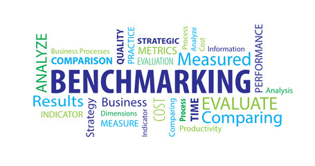 Benchmarking Word Cloud on a White Background