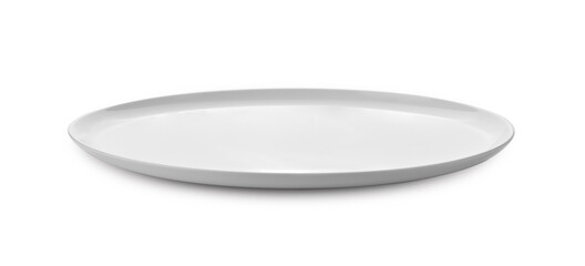 white plate isolated on white background