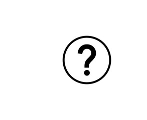 question mark icon vector symbol eps 10 isolated illustrations white background