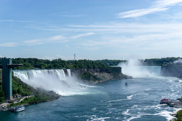 Niagara Falls, one of the world's three most spectacular waterfalls