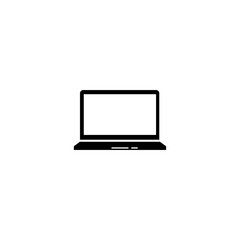 monitor icon, laptop icon vector symbol eps 10 isolated illustrations white background