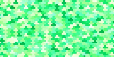 Fototapeta premium Light Green vector template with rectangles. Abstract gradient illustration with colorful rectangles. Pattern for commercials, ads.