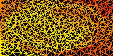 Light yellow vector triangle mosaic wallpaper.