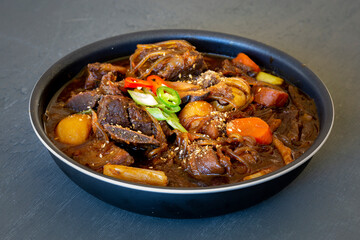 Braised Short Ribs - Korean Food Galbi jjim