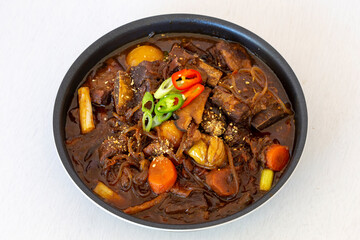 Braised Short Ribs - Korean Food Galbi jjim
