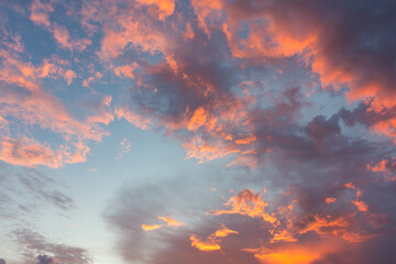 fire in the clouds
