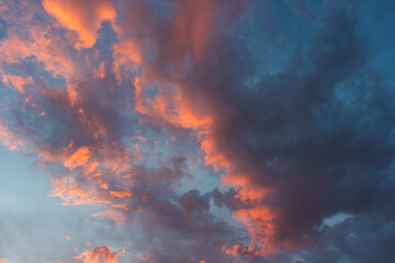 fire in the clouds