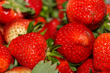 strawberries close up