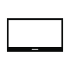televison icon modern, flat screen