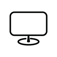 televison icon, monitor