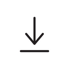 Download icon vector logo design template