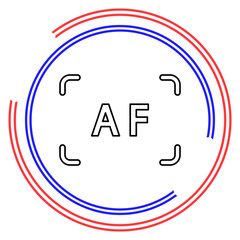 Autofocus vector icon