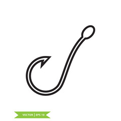 fishing hook vector illustration
