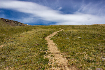 path in the mountains, Uphill Path to the Unknown, Path to the Peak, Trail on the Mountainside
