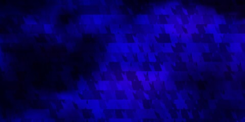 Dark Pink, Blue vector background with polygonal style.