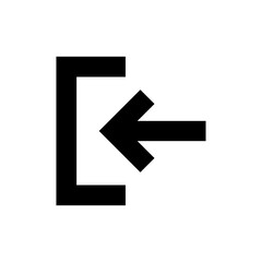 login button computer icon vector 