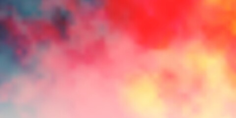 Dark Orange vector background with clouds. Shining illustration with abstract gradient clouds. Beautiful layout for uidesign.