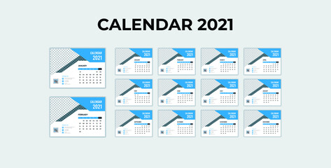 
Desk calendar 2021