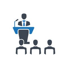 Conference icon ( vector illustration )