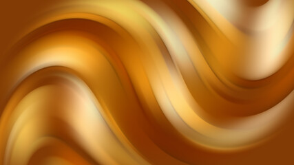 Abstract gold metal background, Abstract gold metal curve design modern luxury background, Gold metal abstract background.