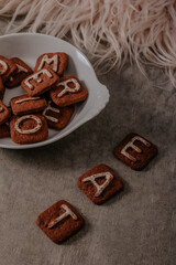Alphabet Biscuits with 
