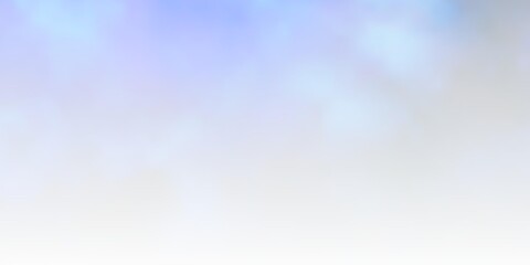 Light BLUE vector layout with cloudscape. Colorful illustration with abstract gradient clouds. Template for websites.