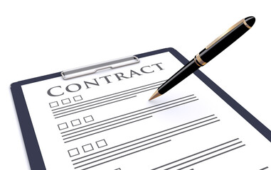 契約書とペン