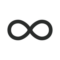 infinity icon design illustration