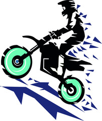 Fototapeta premium motocross