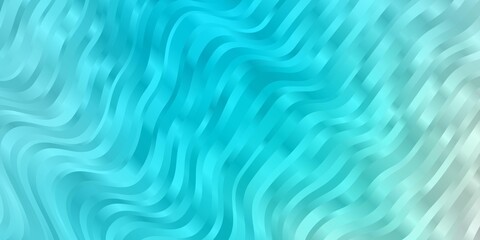Obraz premium Light Blue, Green vector texture with curves. Bright sample with colorful bent lines, shapes. Pattern for commercials, ads.
