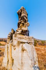 Obraz premium Large sedimentary rock formation