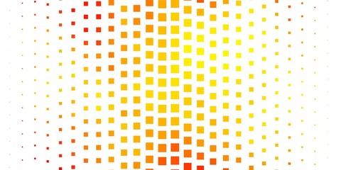 Dark Orange vector background with rectangles. Colorful illustration with gradient rectangles and squares. Best design for your ad, poster, banner.