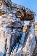 Large sedimentary rock formation