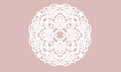 lace pattern vector illustration