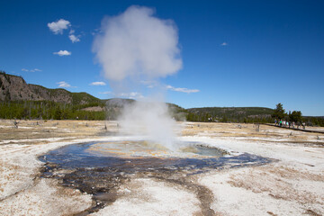 Black sands geyser basin