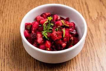 beetroot salad with herbs
