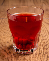 fruit drink with cranberry